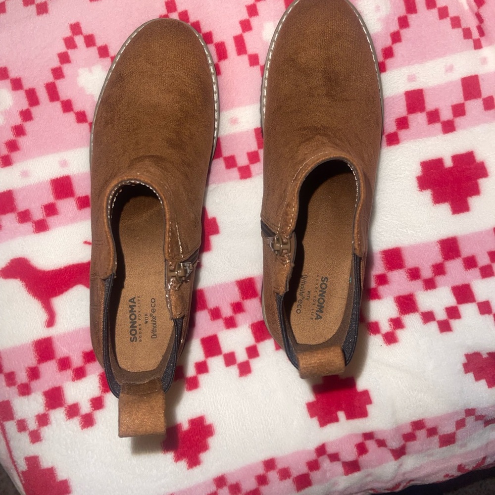 NWOT Sonoma Women's Brown Ankle Boots